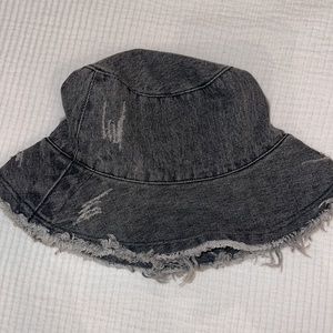 Womens jean bucket hat